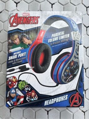 Marvel Avengers Headphones With Parental Control Includes Share Port